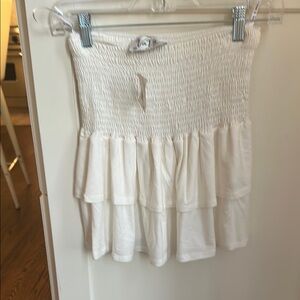 White Ruffled Skirt
